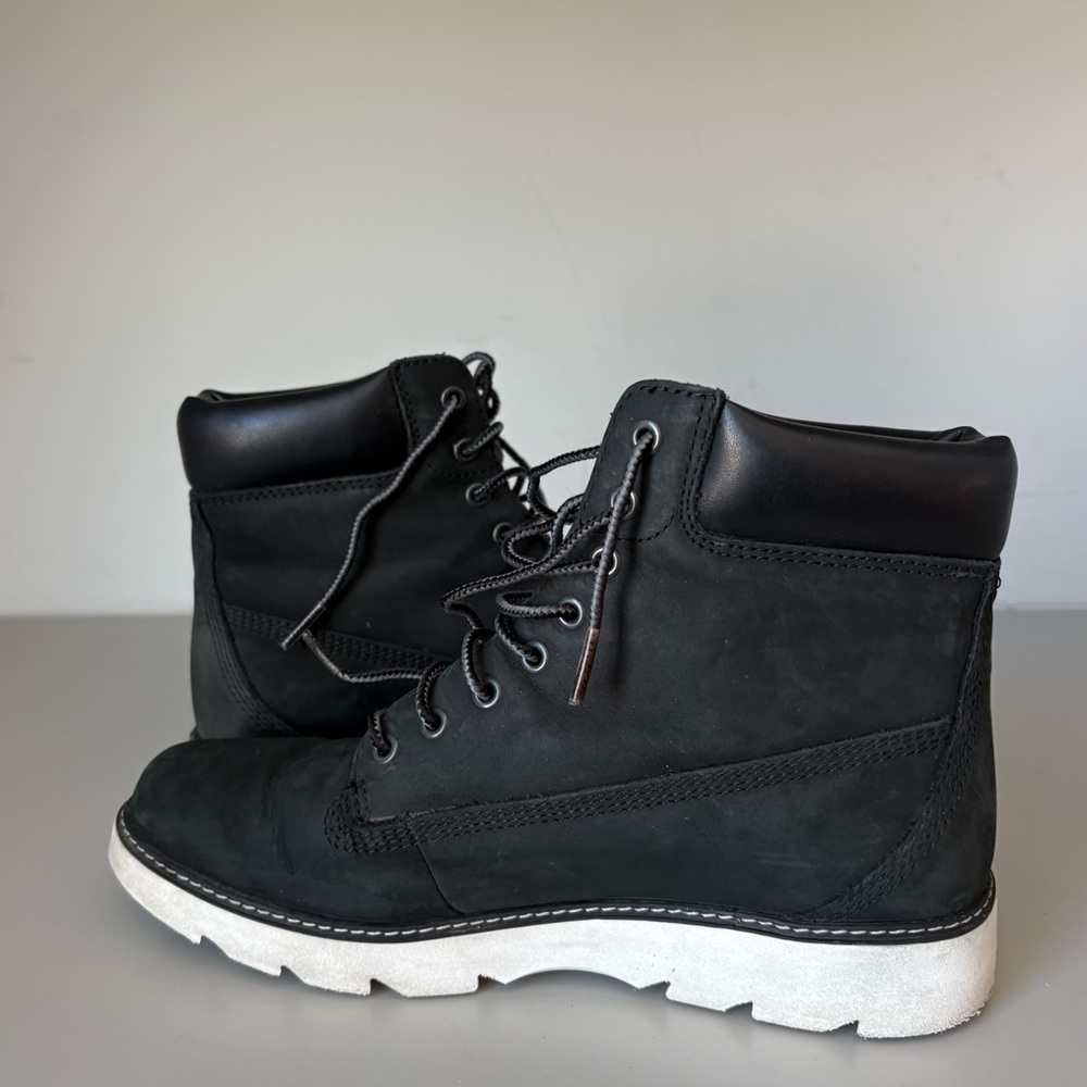 Timberland Women's Rebotl Black Lace Up Ankle Boots Size 7.5 - Picture 5 of 11